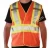 Import Short sleeve reflective safety clothing with high visibility tapes,3M reflective safety vest from China
