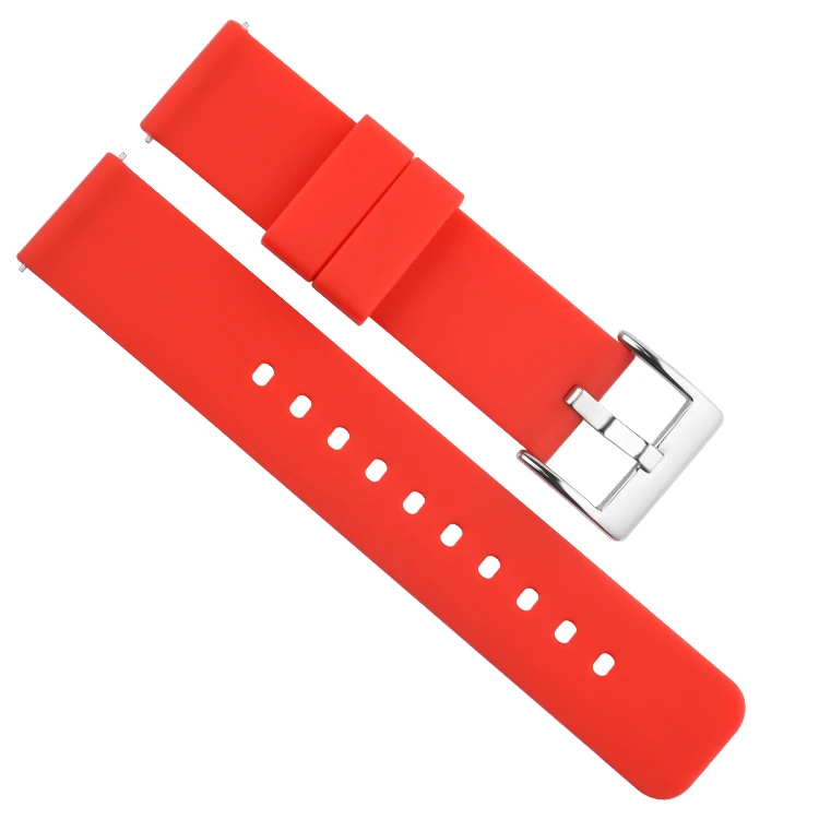 SHX Ready to Ship Quick Release Silicone Rubber Watch Band Strap