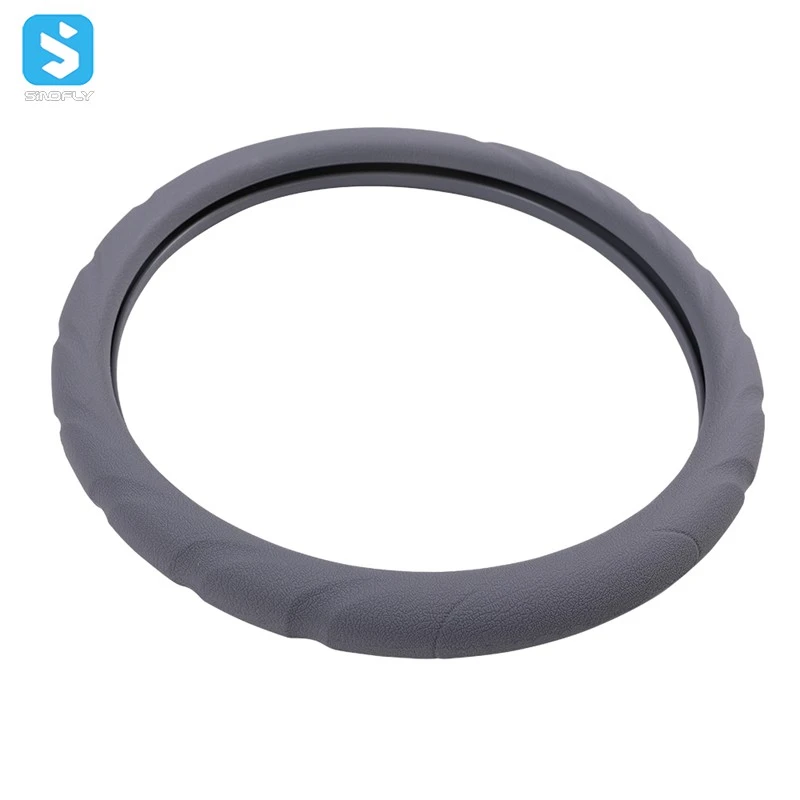 Silicon Vehicle steering wheel cover universal cover fit for 370mm-420mm car steering wheel case