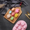 Silicone cake mold broken shell chicken Easter chocolate drop mold candy ice baking DIY tool