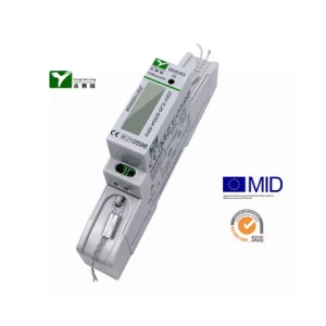 Single Phase active din rail electricity energy meter