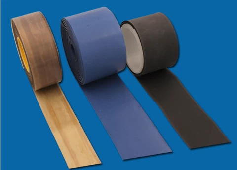 Single sided 0.18mm heat resistance fiberglass reinforced ptfe film adhesive fiberglass wear resistant membrane