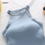 six rabbit wholesale  camisoles for women with built in bra cotton girls tanktop camisole