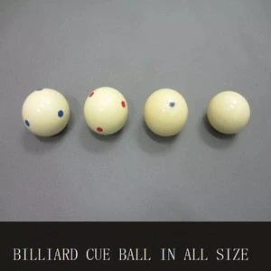 Six red dot billiard pool cue ball 57.2mm (2-1/4&quot;)
