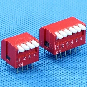 Small 2~12 Position 2.54MM Piano Dip Switch
