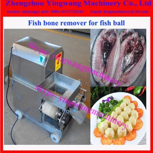 Small scale fish deburring machine for ham or fish ball
