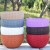 small size thickened resin plastic garden pot imitate bamboo hanging wall planter
