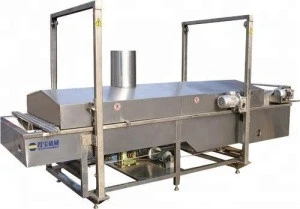 snack deep fryer beans frying production line