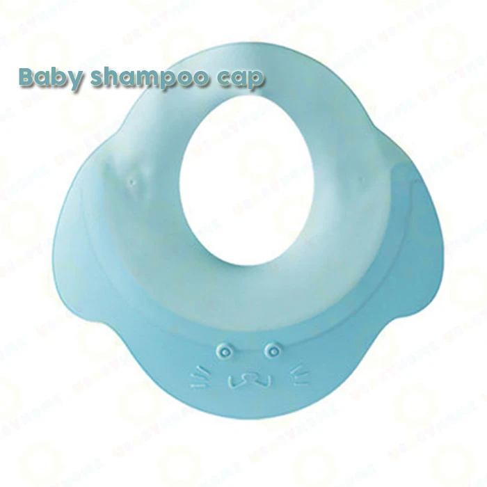Soft Adjustable Baby Kids Children Shampoo Bath Bathing Shower Cap Hat Wash Hair Shield Hat