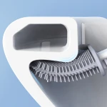 Soft Rubber Toilet Brush Long Handle Cleaning Brush Household Toilet Tools For Home