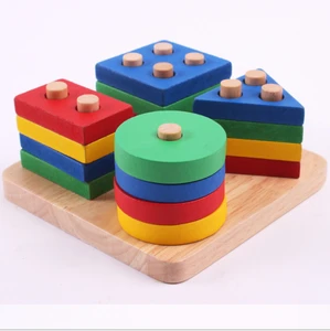 Solid wooden toys of education toys for kids