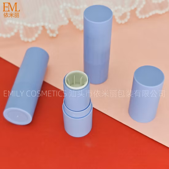 8g Round Concealer Tube Empty Cosmetics Matt Blue Shimmer Stick Foundation Tube