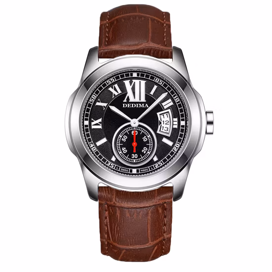 Import Genuine Leather Business Watch, Designed Specifically for Men from China