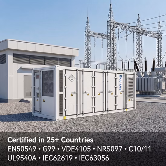 Global Standard Container Ess 1000kw 2170kwh with 672 864V DC Voltage Range