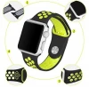 sport silicone strap for apple watch band 42mm 38mm 44mm 40mm iwatch belt 3/2/1 bracelet rubber watchband Accessories