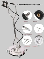 SPS 4000 PSI 20 Inch Stainless Steel Pressure Washer Surface Cleaner Car Washer