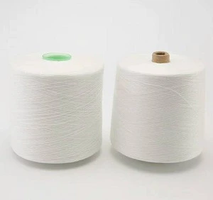 spun polyester yarn polyester spun yarn 40/2 on dying