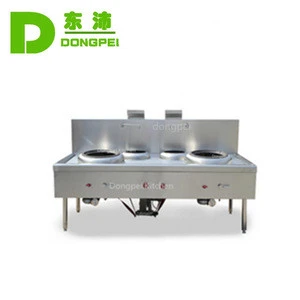 stainless steel chinese wok range/double wok burners/commercial cooking burner