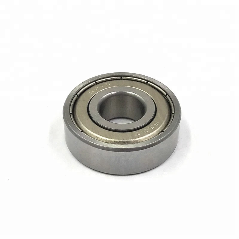 stainless steel deep groove ball bearing 6201 2RS with dimension 12x32x10 mm