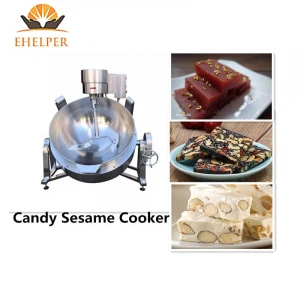 Stainless Steel Food Grade Electric Steam Jacketed Kettle/other food processing machinery to make nougat