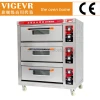 Stainless steel smart control  baking oven double deck  bakery gas bread oven