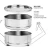 Import stainless steel stackable steamer insert pan for pressure cooker from China