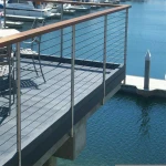 Stainless Steel Wire Staircase Railing Prices/steel Pipe Stair Handrail /balcony Stainless Steel Railing
