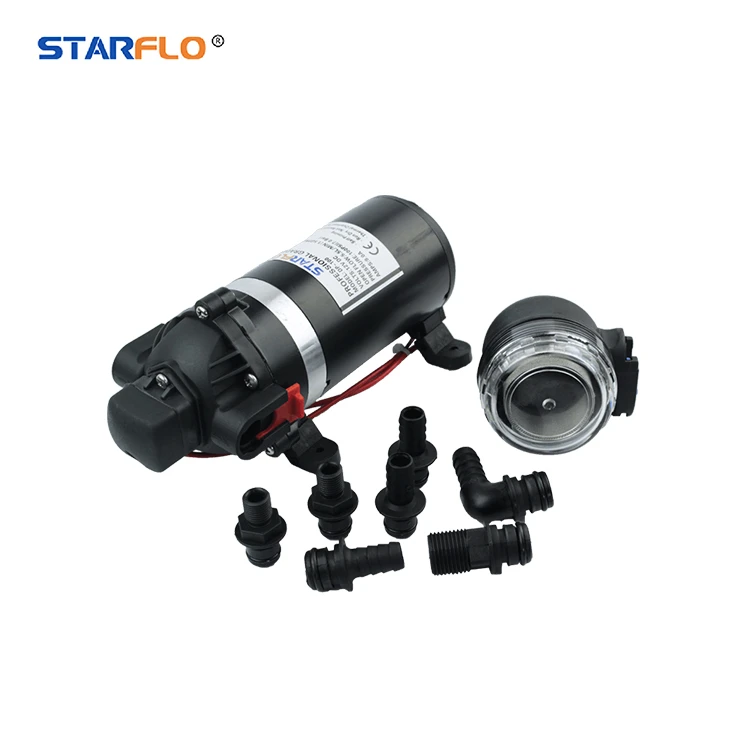STARFLO electric self-priming diaphragm pump 12 volt 100PSI 5.5LPM  high pressure spray pump