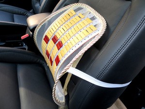steel wire beiga  Bamboo wooden beads  cooling summer car  home  office chair cushion car waist cushion for car/auto/chair