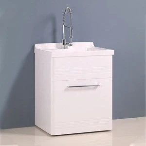 Storage Wood Vanity Set Laundry Vanity 36 Inch Washroom Cabinets Vanity Bathroom With Storage