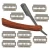Import Straight Edge Barber Steel Razor Folding Shaving Knife + blade pack from Pakistan