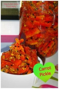 Style Maniac Presents Fresh & Healthy Gaajar Ka Aachar (Carrot Pickle)