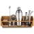 Import Stylish Tools Bartender Kit and Bar Stand Bamboo Cocktail Shaker Set from China