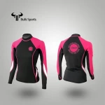 summer beach swimwear custom printed rash guard high quality UPF lycra surf custom rush guard