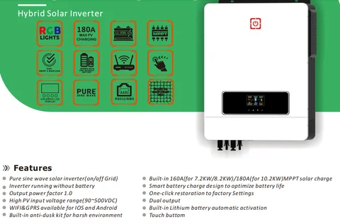 Buy Sunoren 10kw Hybrid Inverter Off Grid And On Grid Solar Inverter ...