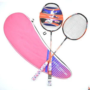 Super light weight best quality cheap top amateur training badminton rackets