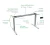Import Superior Quality 2 Sgements Metal Office Furniture Height Adjustable Table Leg Electric from China