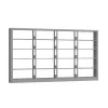 Superior Quality Metal Bookcase Modern Contemporary Display steel library Bookshelves
