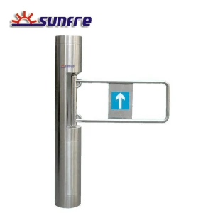 Supermarket Swing barrier gate one way direction accessing control swing gate