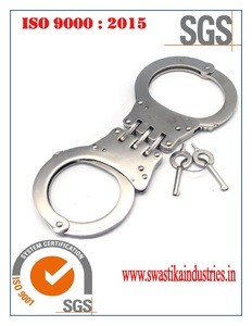 supplier military carbon steel /stainless steel police used locking handcuffs