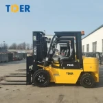 Tder 3500 Kg 7000 Lbs 3.5 Toneladas 3.5 Ton 3500 4500 5000 6000 Lifting Height 3.5ton Diesel Forklift Truck for Sale