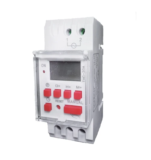THC-15A 48VDC 16amp digital timer switch electrics control AUTO on off light switch time programmable