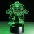 Import The Avengers bedroom 3d children night light,car 3d lamp bedroom decorative night,3d optical illusions led night light lamp from China