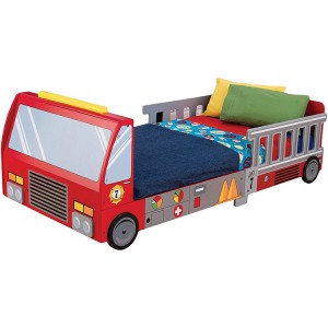 The Bed In The Shape Of A Van Can Be Changed To A Single Bed Red Kids Bed