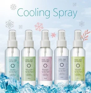 The Most Famous Korean Perfumer 100ml Clear fresh Deodorant Cooling Spray harmless Fiber Spray with Diverse Fragrance for gift