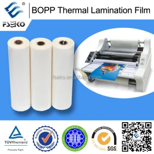 thermal film/bopp thermo lamination film/ bopp thermofilm gloss 1 inch