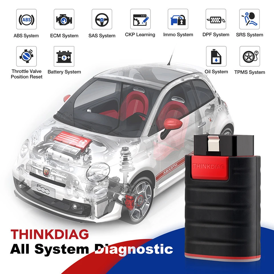 Thinkdiag Same Easydiag Car OBDII Code Reader Full System Bluetooth Android Scanner OBD2 Diagnostic Tool easy thinkdiag
