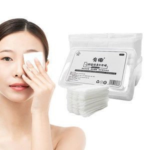 three layers disposable medical cotton pads for make up remove