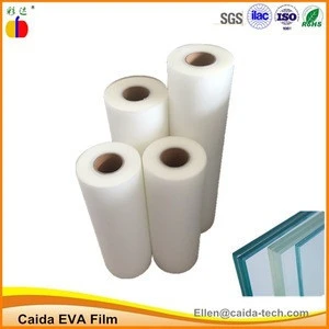 Tianjin Caida UV filter super clear EVA film for laminated glass
