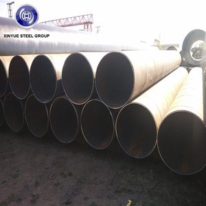 Tianjin factory ASTM A214 SA214 Epoxy Coating Steel Piling Tubes/ SSAW Welded Perforated Drainage